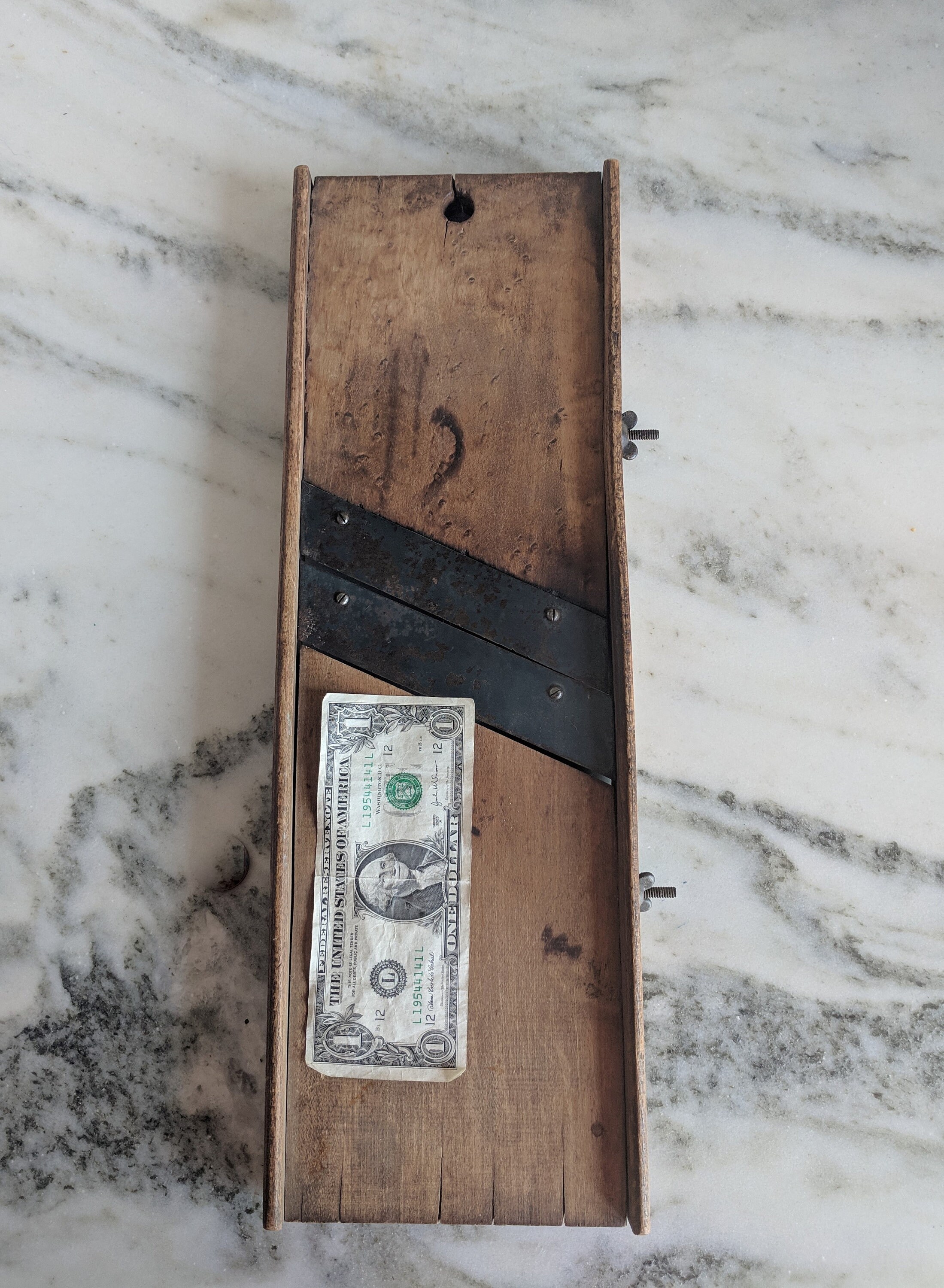 Primitive Wooden Mandolin Vintage Rustic Cutting Board Etsy Canada