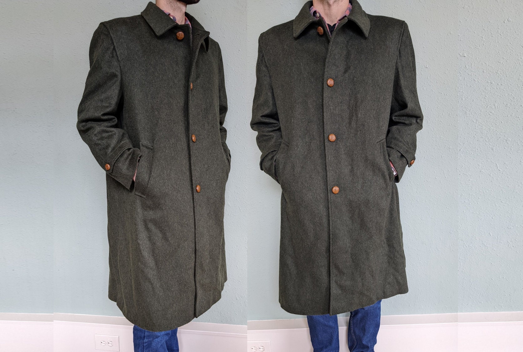 Loden Coat Vintage - Etsy