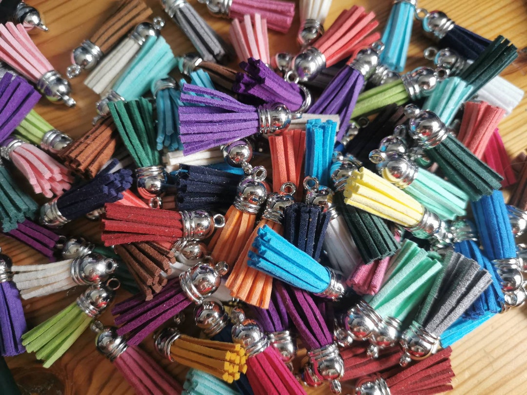 Leather Keyring Tassels for Crafts Keyring Tassel Jewellery Etsy UK