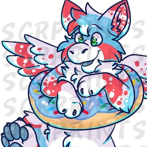 Donut Pool Toy YCH