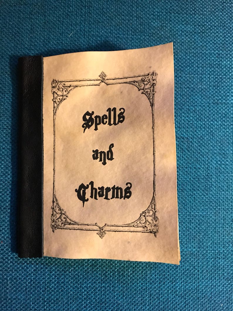 Harry Potter Charms and Spell Book Etsy
