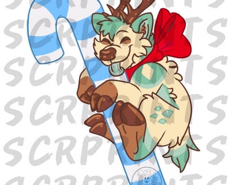 Candy Cane YCH