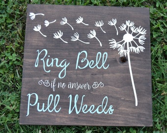 Dandelion sign | Etsy