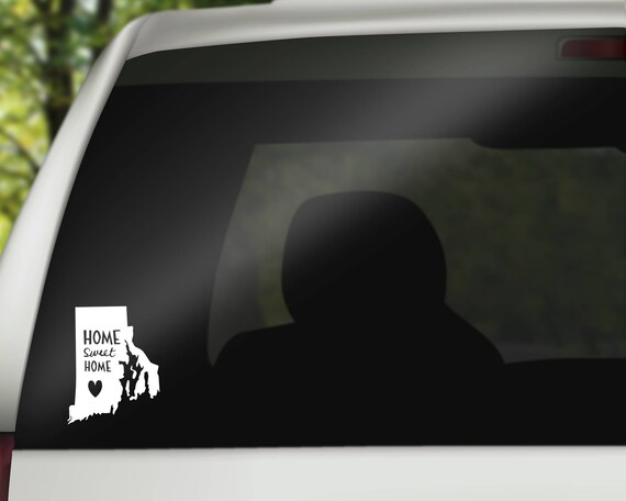 Rhode Island State Flag RI Bumper Sticker Auto Decal Car Truck Window Wall Phone
