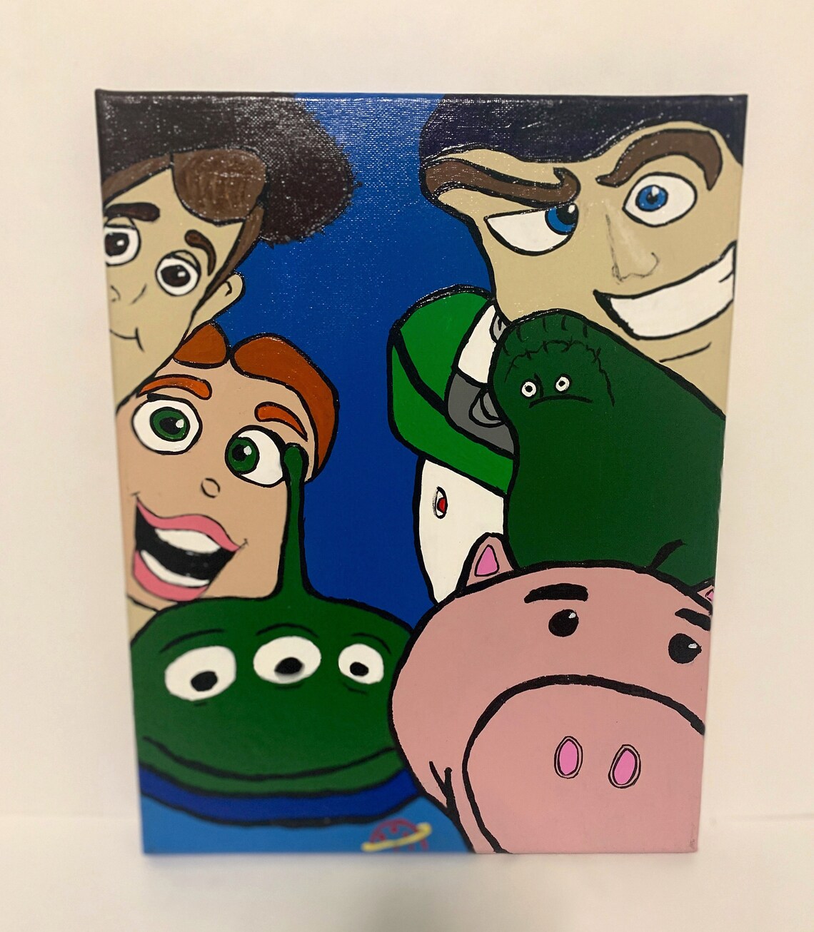 Toy Story Canvas Painting Etsy