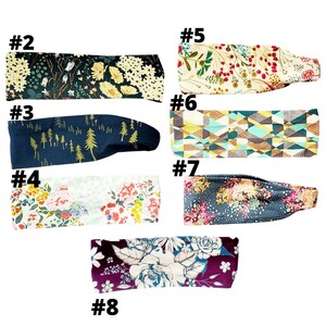 Floral Headband Flowers Headband Women's Headband Headband Happy AK Nurse Headband Headbands for Women Nursing Headband image 4