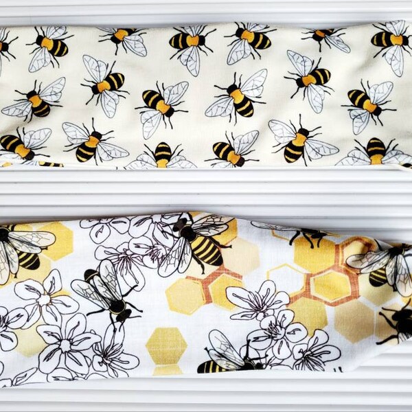 Bees Headband | Bee Headband | Athletic Headband | Headband Happy AK | Nurse Headband | Nursing Headband | Hiking headbands