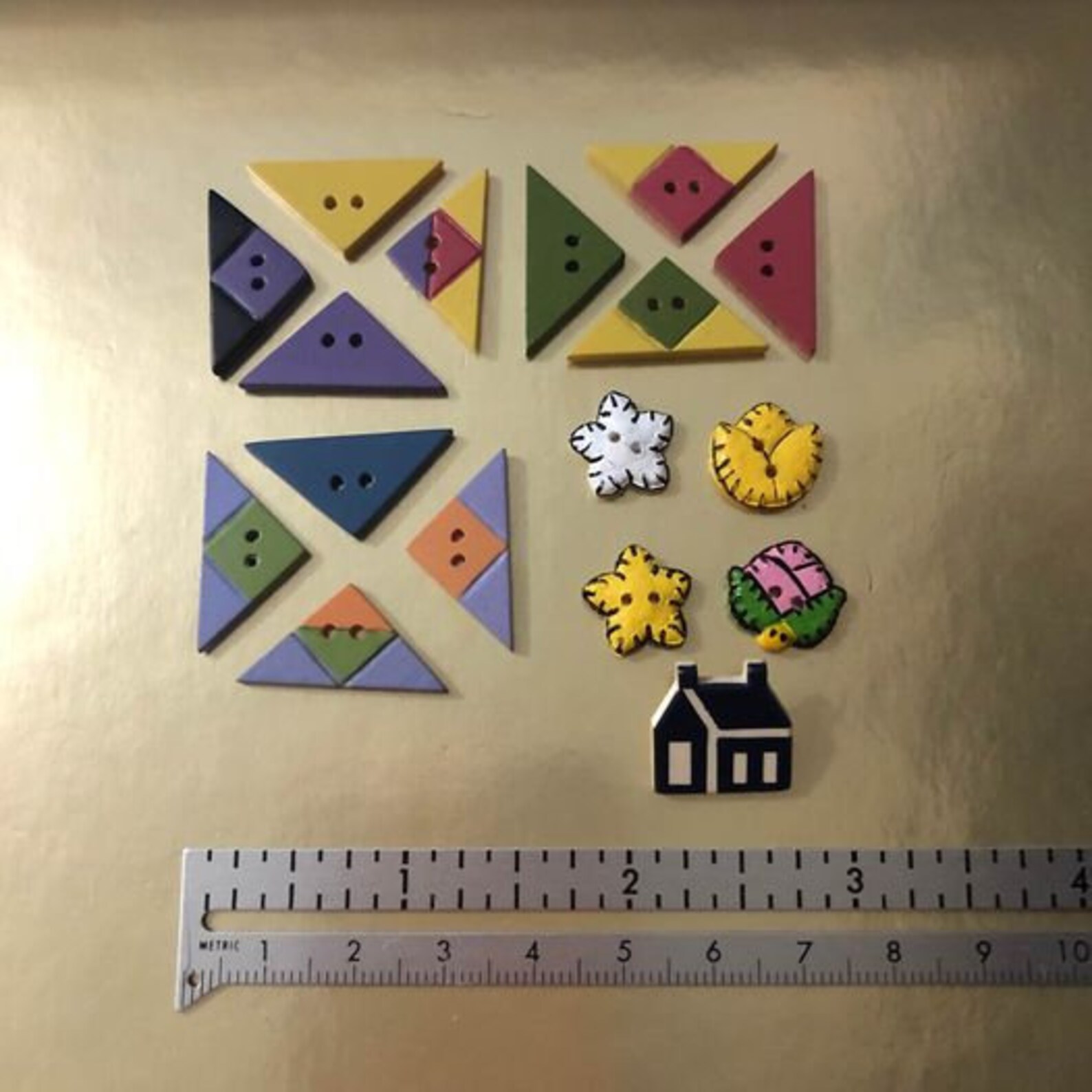 JHB Buttons Quilt Buttons 17 pieces New Old Stock Etsy