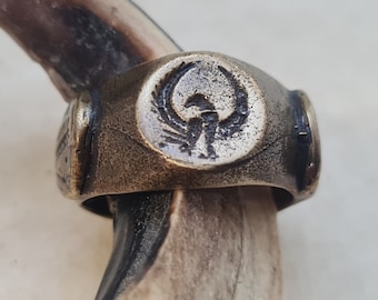Eagle Ring  Bronze Legio Vintage Antique ROMAN RARE