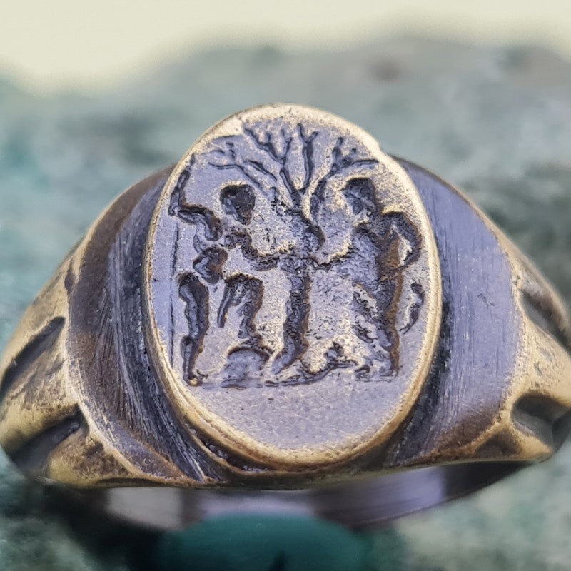 Roman Art Ring - Etsy