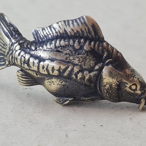 Carp fish  Bronze Pendant-Vintage-Antique ROMAN-BRONZE-RARE figure