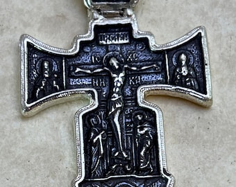 Silver 925 Cross Medieval  Pendant Ancient Rare Rusian