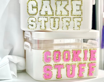 Cookie Stuff Box | Delivery Kit & Tool Storage | Multiple Colors, Phrases