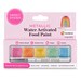 MINI Edible Metallic Paint Palette by Sweet Sticks - WATER ACTIVATED - w/ Paint Brush 