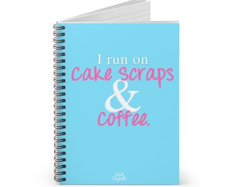 Cake Scraps & Coffee Spiral Notebook