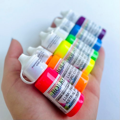 Glow in the Dark Paint Bright White UV Reactive Luminescent Etsy