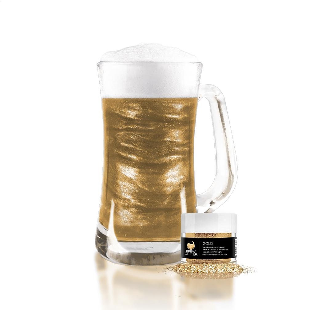 Brew Glitter® Paillettes comestibles roses pour boissons, cocktails,  bières, garnitures de boissons | Shaker de 45 g | Ingrédients approuvés par  la