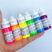 SET of 6 Gel Lumo Glo Paint AND Airbrush Food Color by Rolkem - Glow in the Dark 