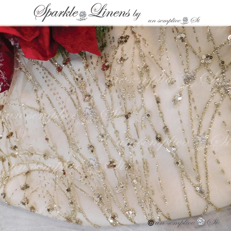 Glitter Tree Skirt - Thumbnail 2