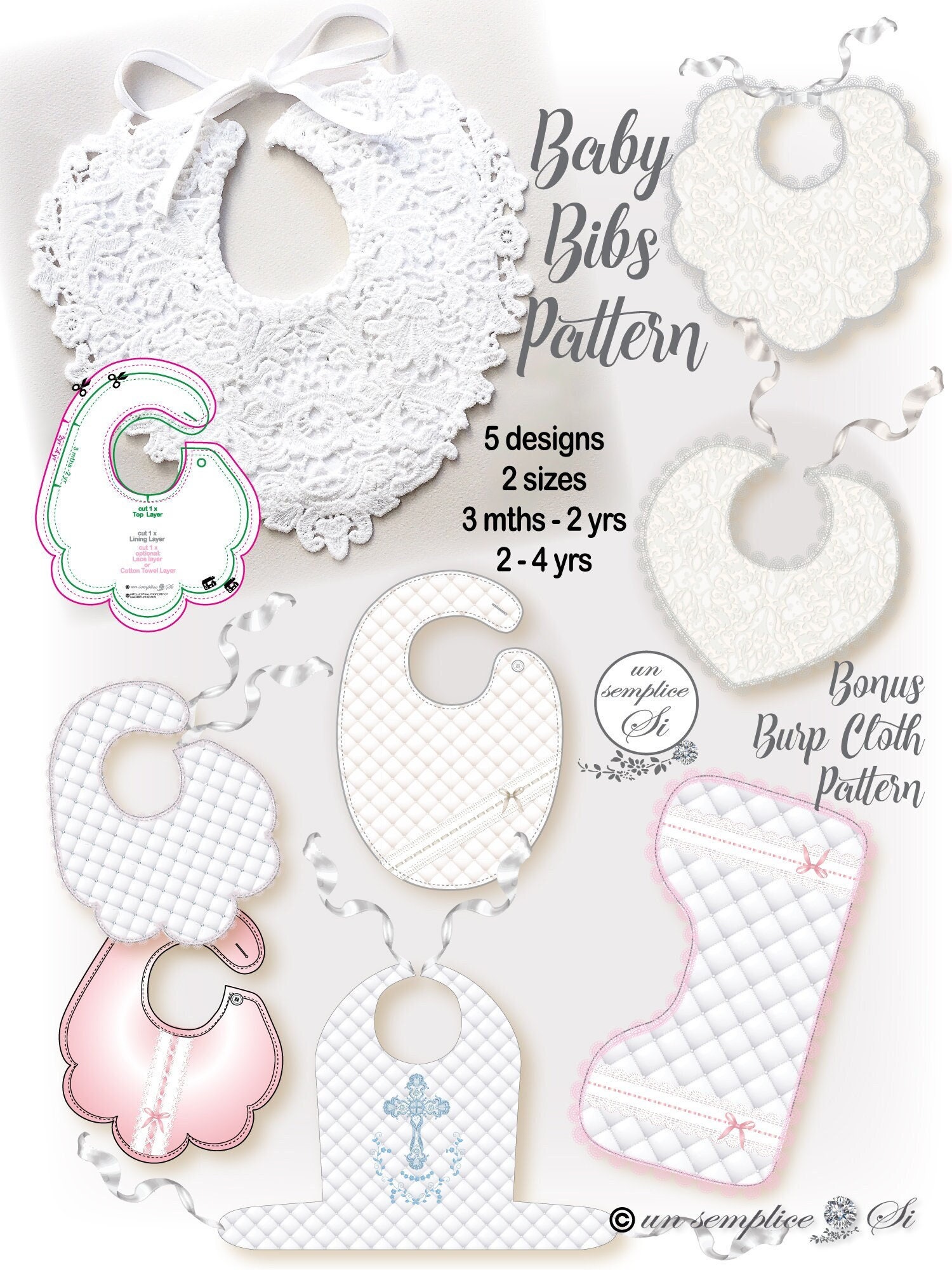 Baby bibs patterns from towels sale