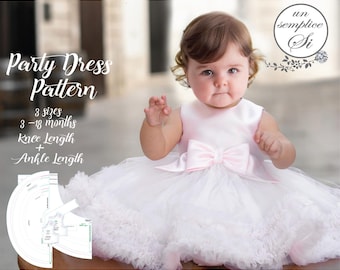 first birthday dress pattern Elena Dress PATTERN, Baby Dresses, Knits, Newborn-12 Months, Lace Knitting, Photo Props, Photography Props, Classic, First Birthday Dress