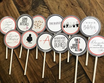 Pretty Little Liars Theme Birthday Banner Etsy