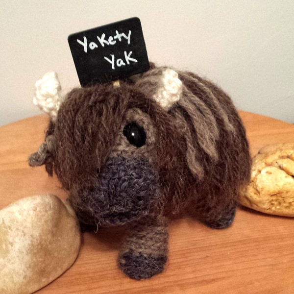 Yak Buffalo Bison Crochet Pattern