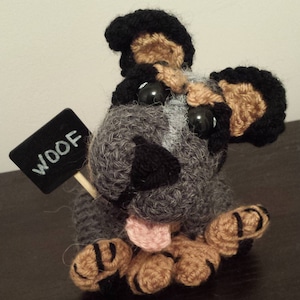 Australian Cattle Dog Crochet Pattern (Blue Heeler)
