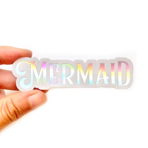 Mermaid Holographic Sticker