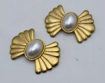 Vintage Christian Dior Half Moon Brooch, Gold Tone Crystals - Etsy