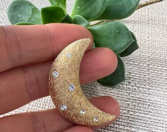 Dior ブローチ 月 MOON ビンテージ アンティーク old ゴールド Dior ブローチ 月 MOON ビンテージ アンティーク old ゴールド Vintage