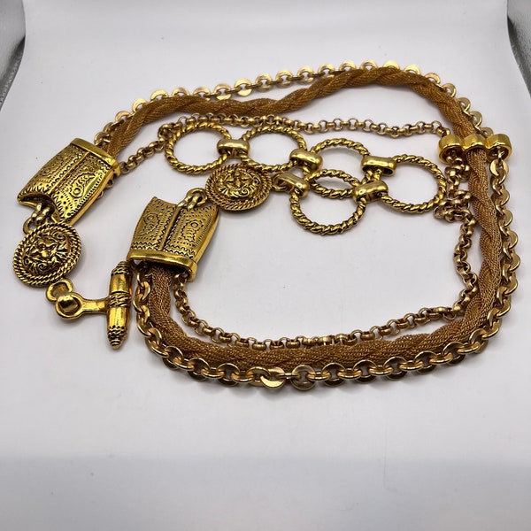 Gold Chain Metal Belt