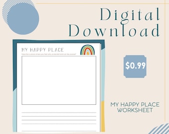 My Happy Place Worksheet