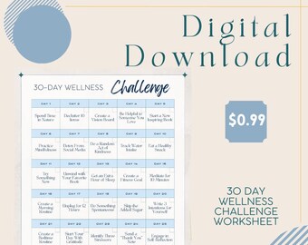 Wellness Challenge Worksheet