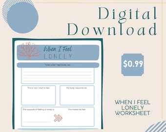 Loneliness Worksheet