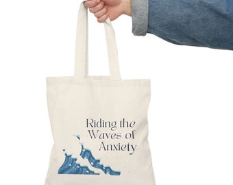 Riding the Waves of Anxiety Tote