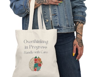 Overthinking in Progress Bag - Mental Health Awareness