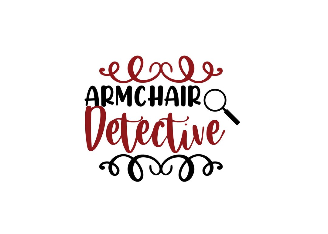 Armchair Detective PNG Sublimation Crafting Dtf Etsy