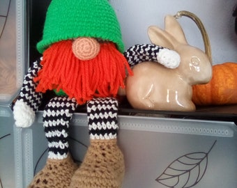 Hand Crochet Gnome St Patrick's Day Irish Decor
