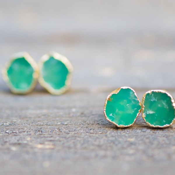 Australian Jade Earrings, Chrysoprase Earrings, Green gem earrings, Gemstone Earrings,Gift for her,Crystal Earrings,Chrysoprase Jewelry,Jade