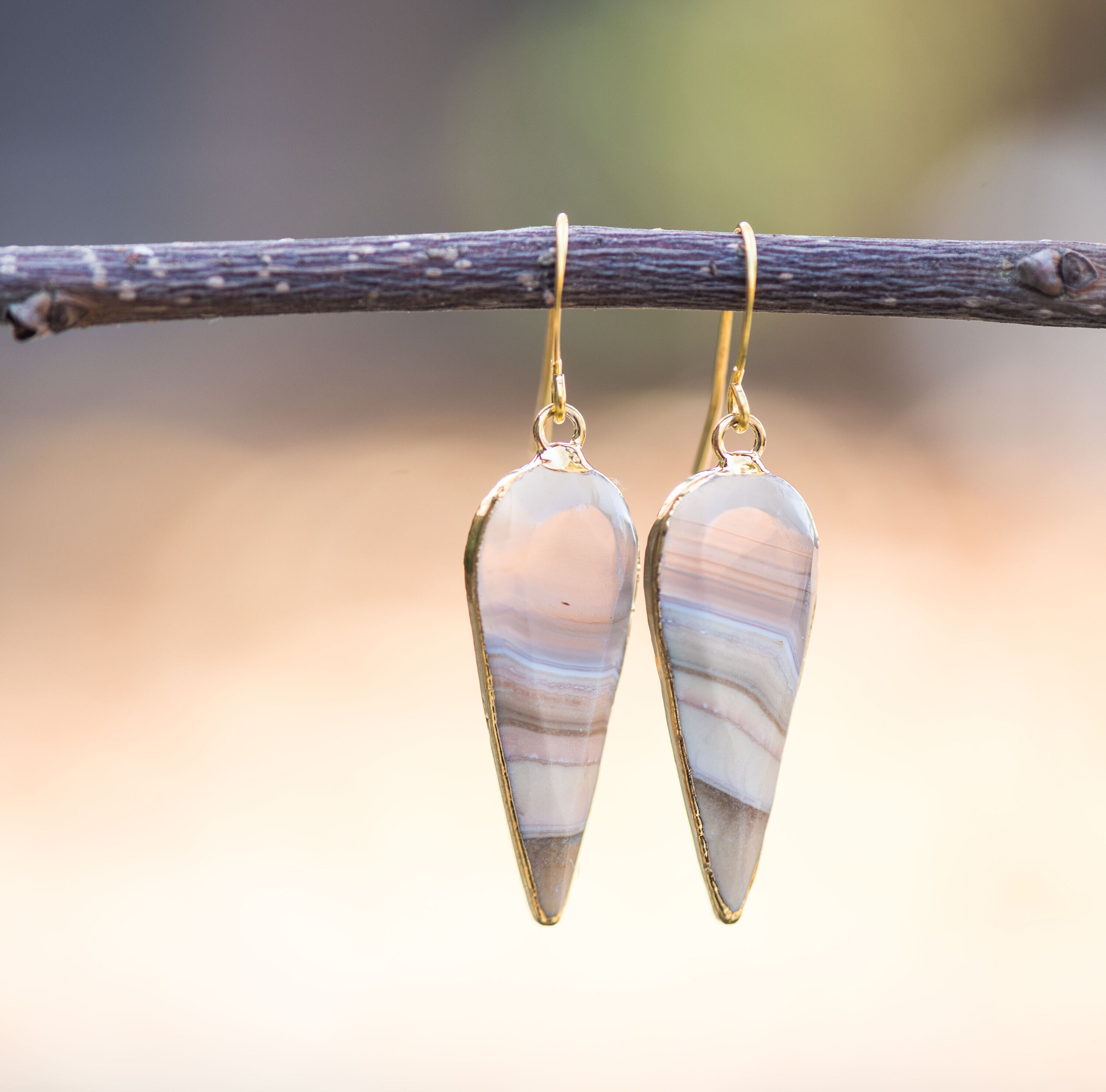 Boucles d'oreilles en jaspe, Boucles d'oreilles en pierres précieuses, Bijoux en jaspe, Boucles d'oreilles en pierre naturelle, Boucles d'oreilles en jaspe doré, Boucles d'oreilles en jaspe océan, Boucles d'oreilles en pierre