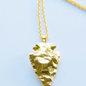 Gold arrowhead necklace, arrowhead necklace,dainty gold necklace, arrowhead pendant necklace,Layering Necklace,Gift for her,BOHOCHIC Jewelry