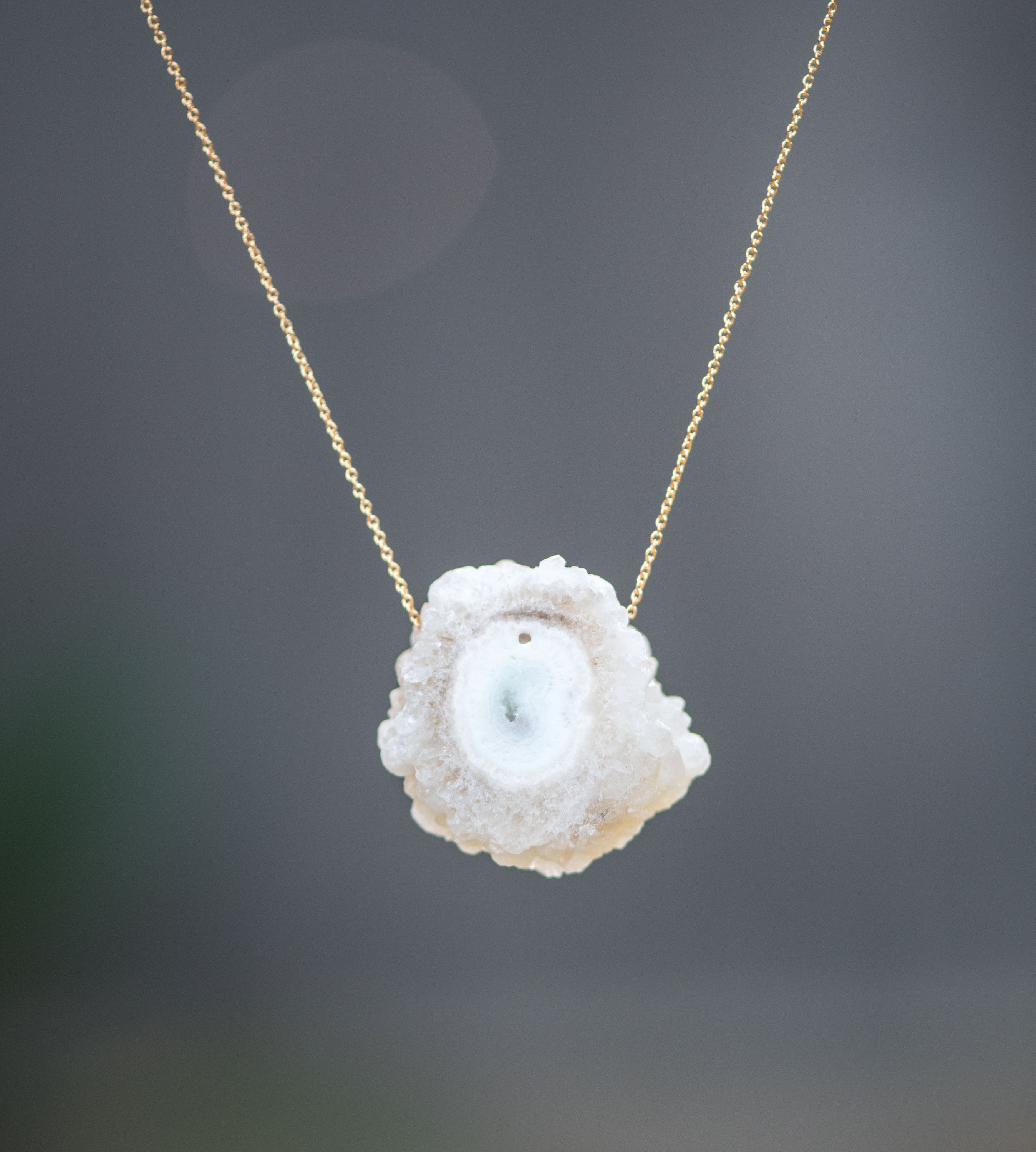 Solar Quartz Necklace Stalactite Necklace Stalactite Slice Gold Stalactite Stone Necklace Gift for Her OOAK BOHO Raw Stone Jewelry Etsy