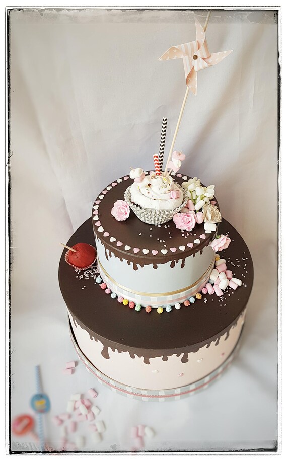 Wedding Box In Cake Shape Candy And Marshmallow Gourmet Etsy Wedding Box In Cake Shape Candy And Marshmallow Gourmet Etsy