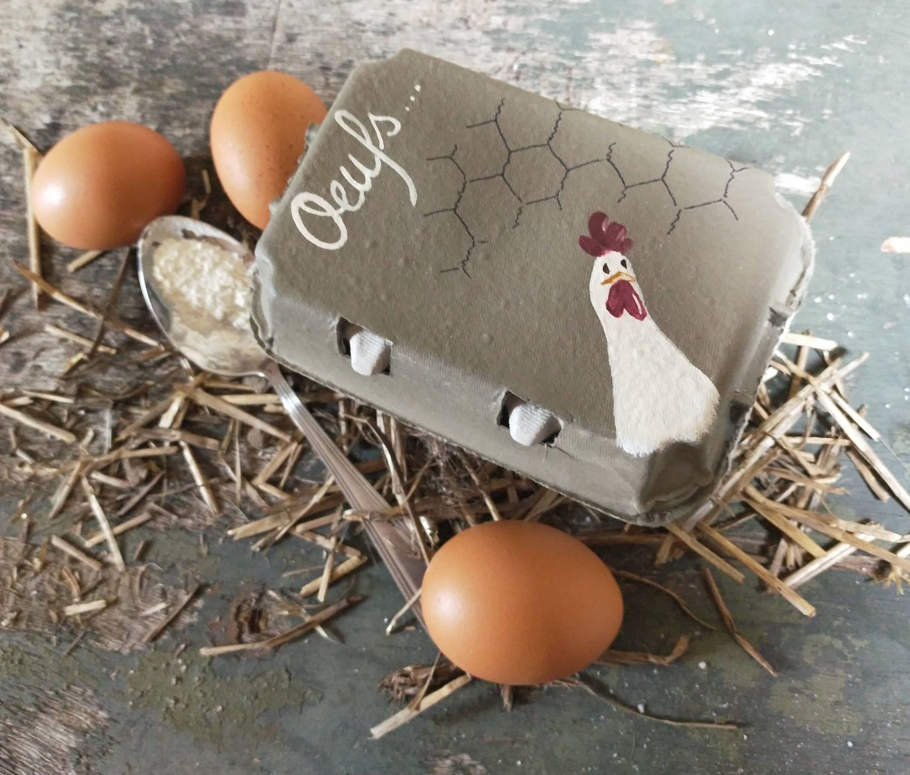 La Petite Boite à Oeufs en Carton Pour 6 Oeufs