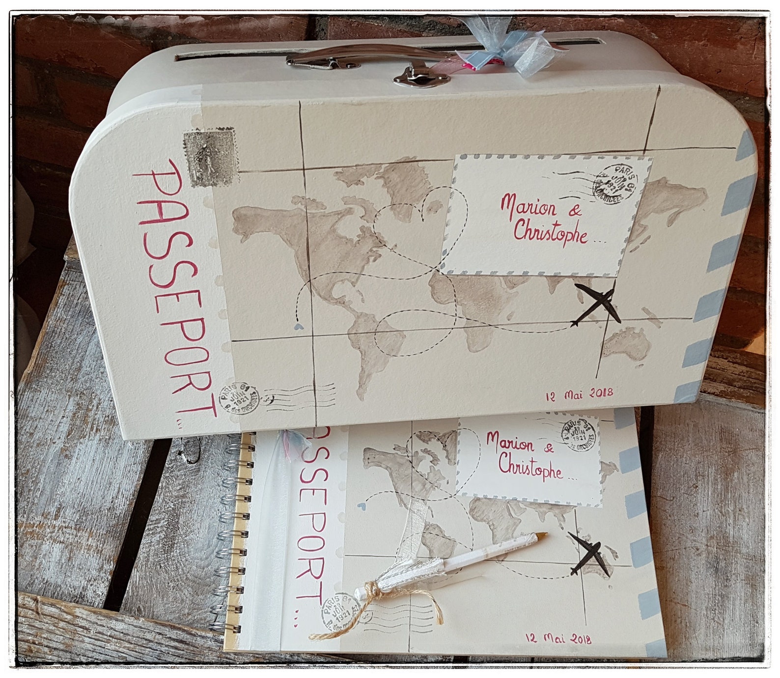 Urne Valise Mariage Champtrenull