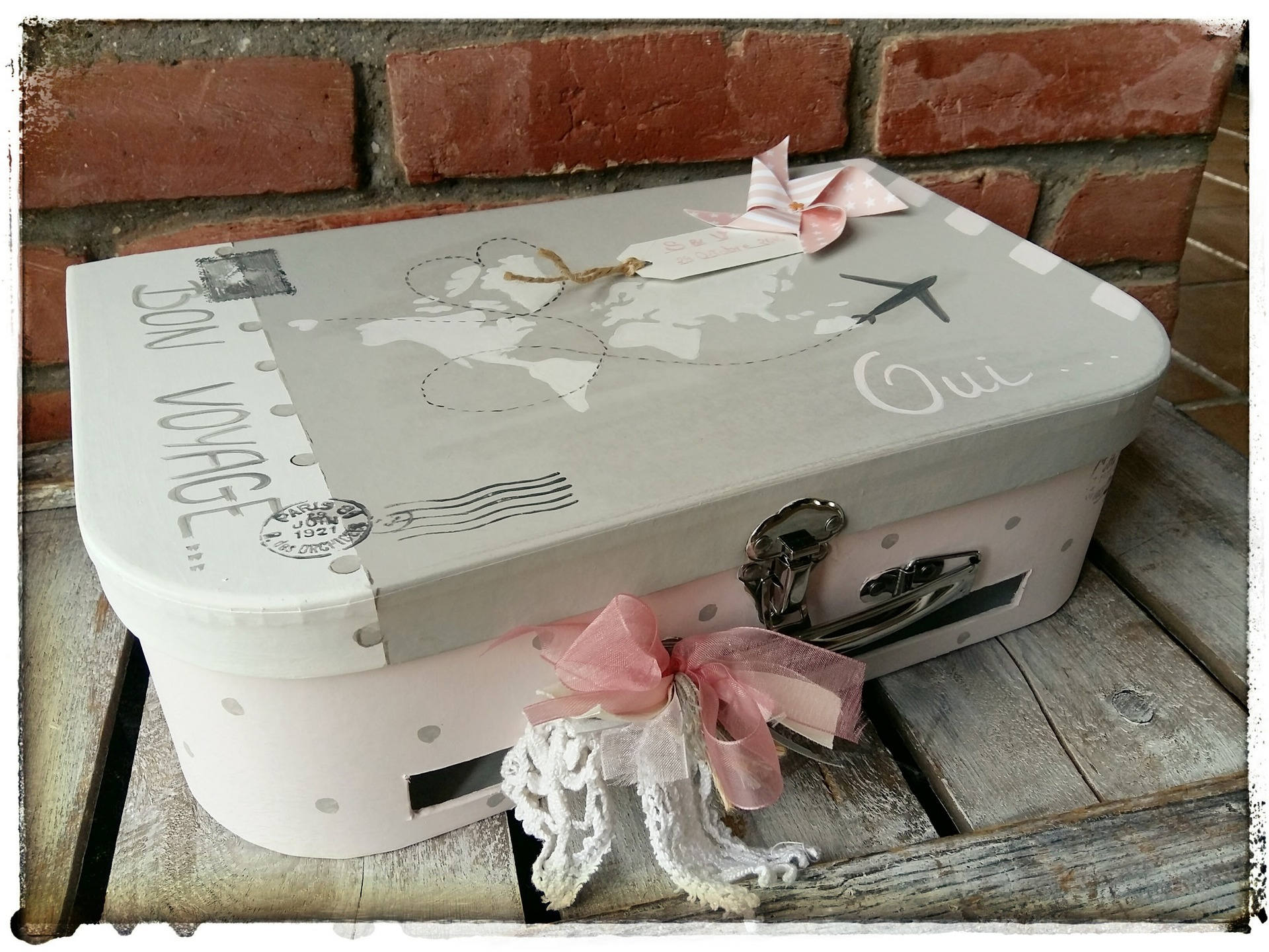 Urne de Mariage Valise, 