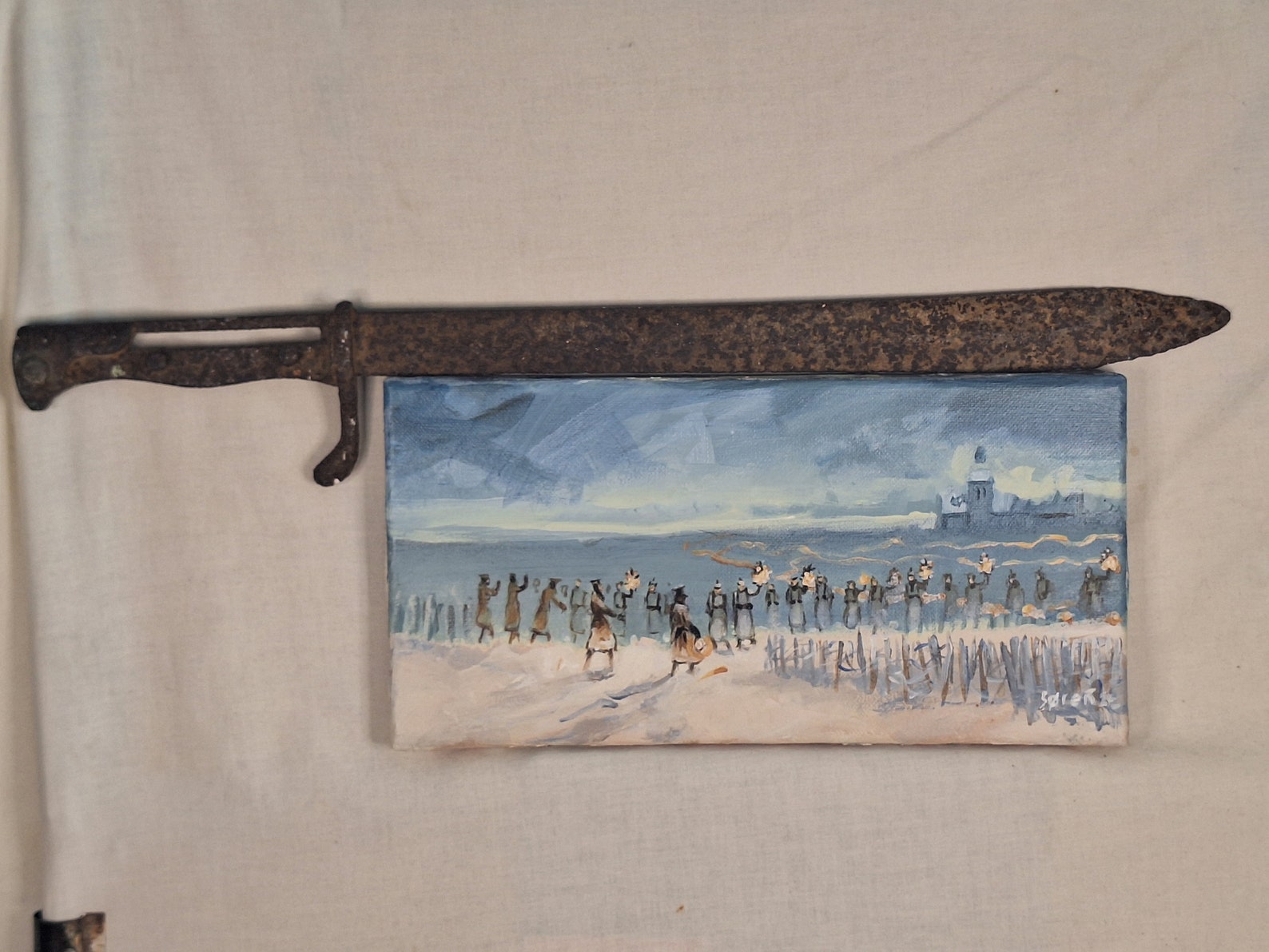 The Christmas Truce 1914 ~ the German Frontline Lit up With Xmas Trees ...