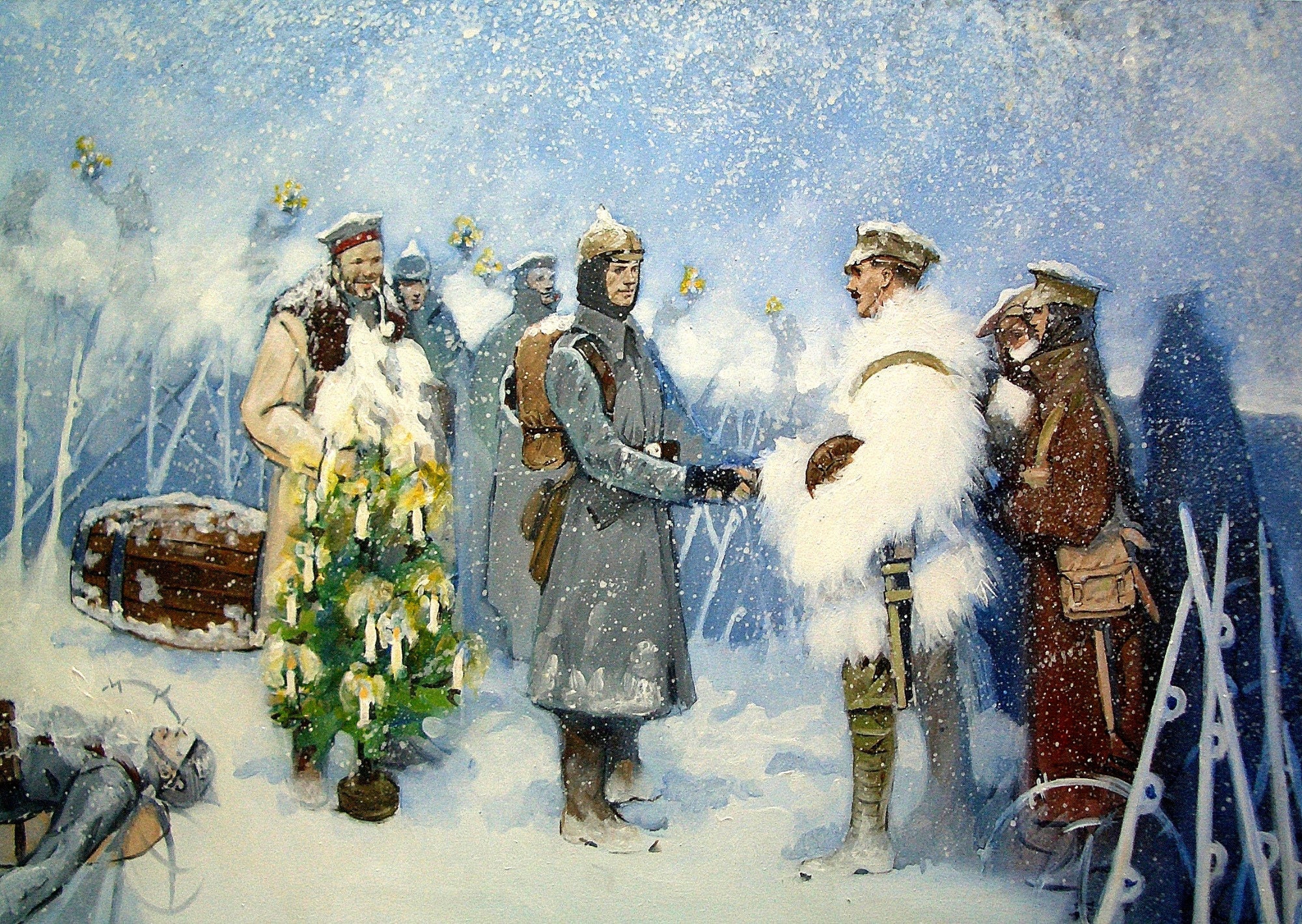 The Christmas Truce 0f 1914 Etsy