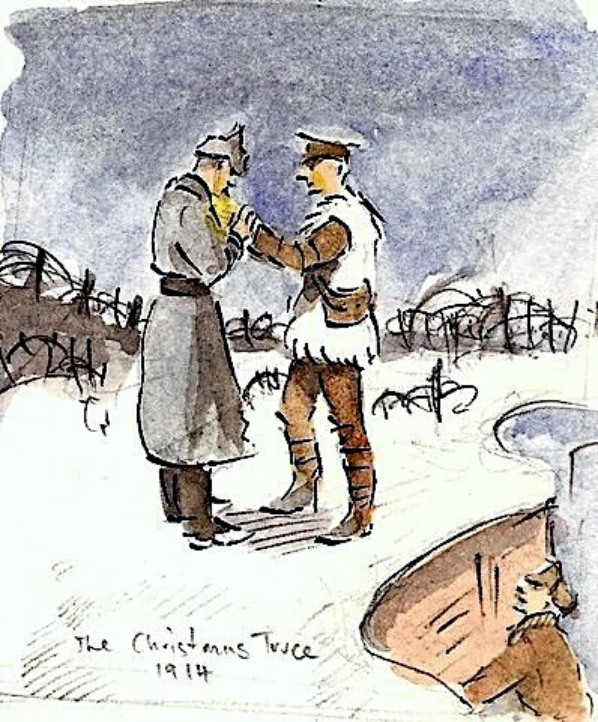 The Christmas Truce 0f 1914 9 the Smoke - Etsy UK